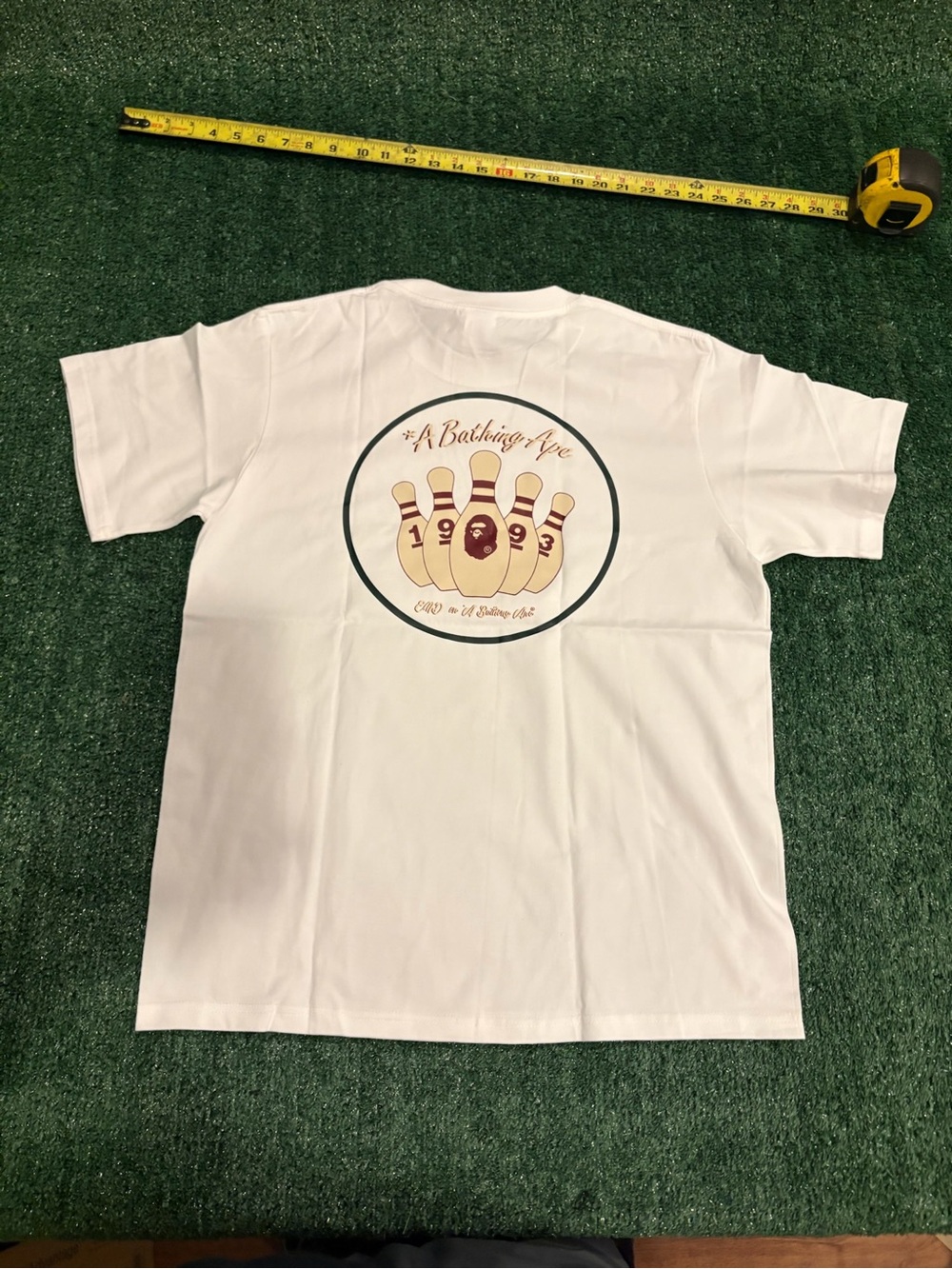 A Bathing Ape '93 White Short-Sleeve Graphic Tee - Picture 2 of 8